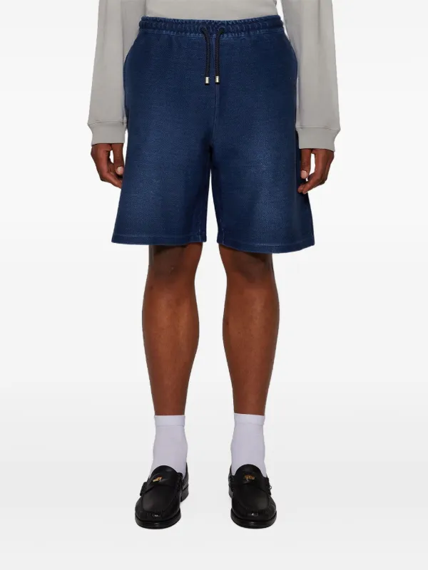 LOEWE ロゴパッチ ショートパンツ | ブルー | FARFETCH JP