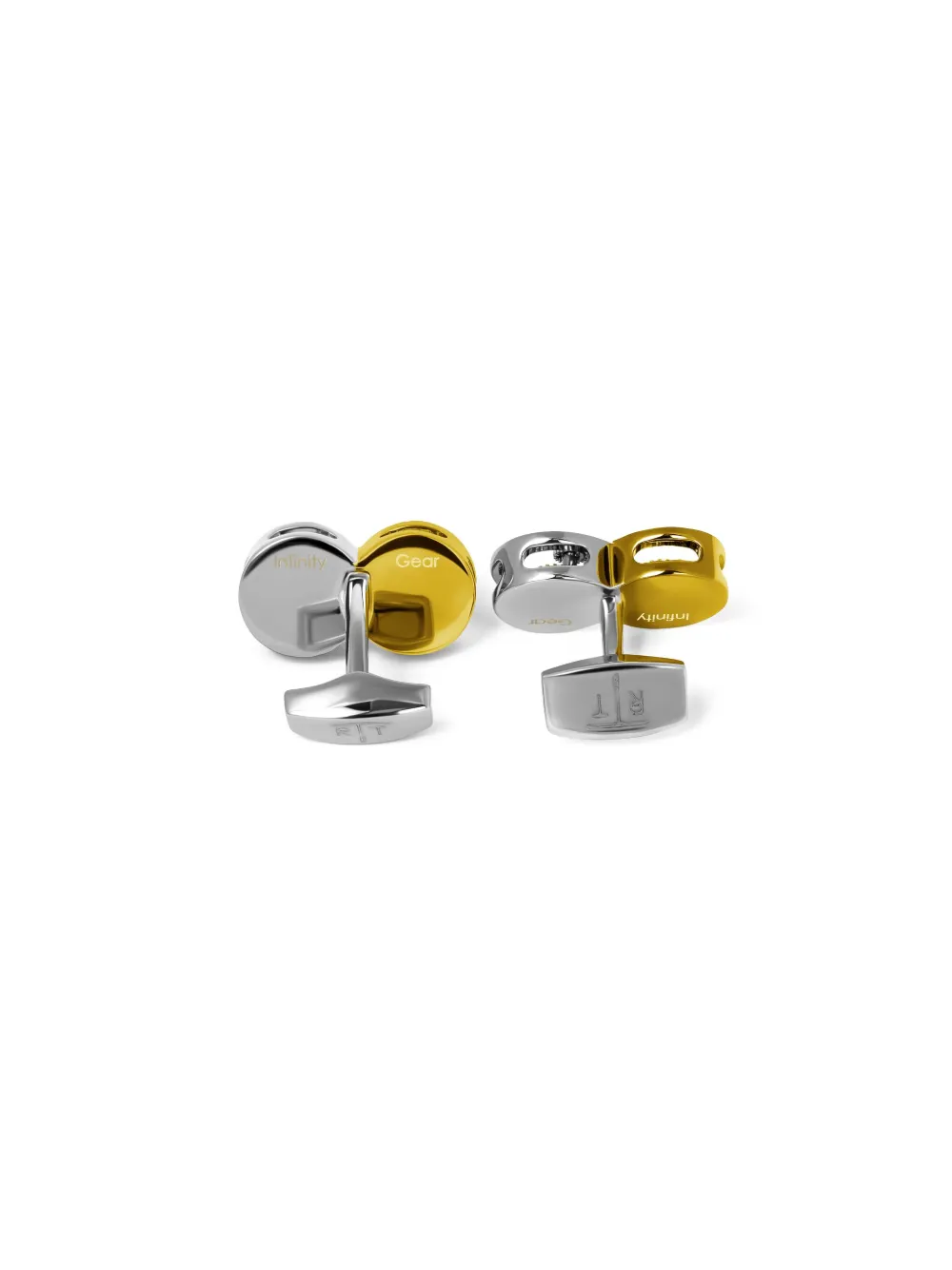 Tateossian Infinity Gear manchetknopen Zilver
