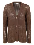 Max Mara open-knit cardigan - Brown