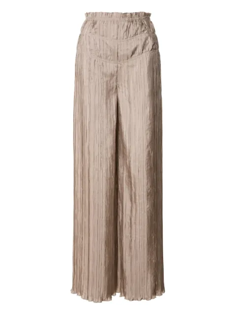 Alberta Ferretti silk trousers