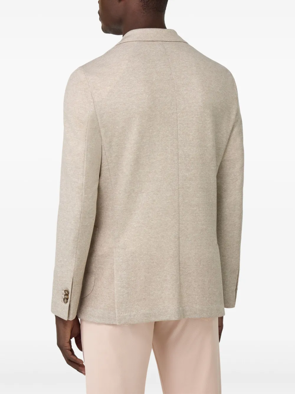 Boggi Milano Linnen blazer Beige