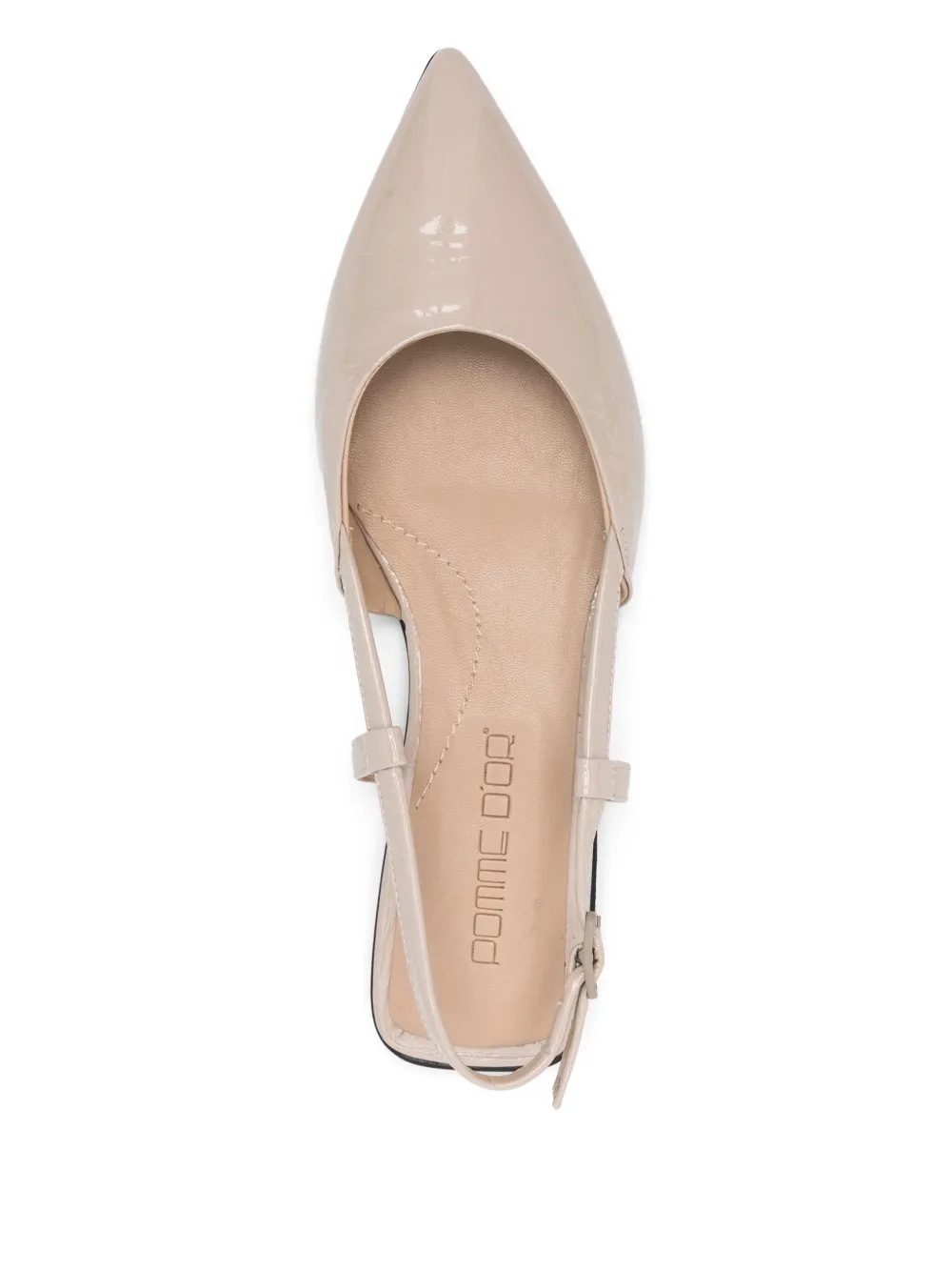 Pomme D´Or leather ballet flats Neutrals
