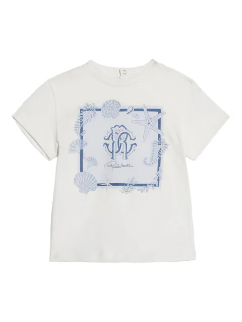 Roberto Cavalli Junior Marine Print T-shirt