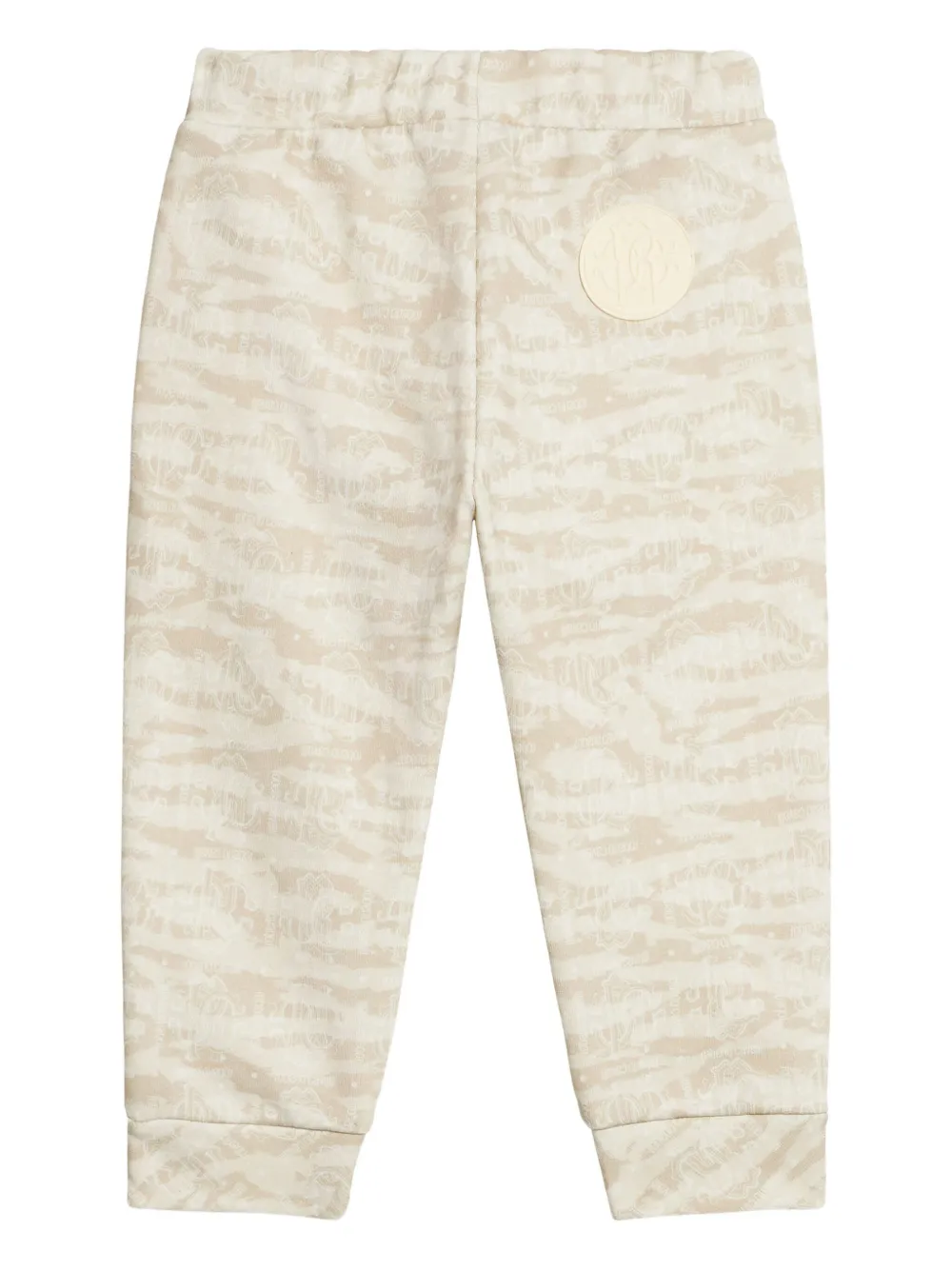 Roberto Cavalli Junior Trainingsbroek met tijgerprint Beige