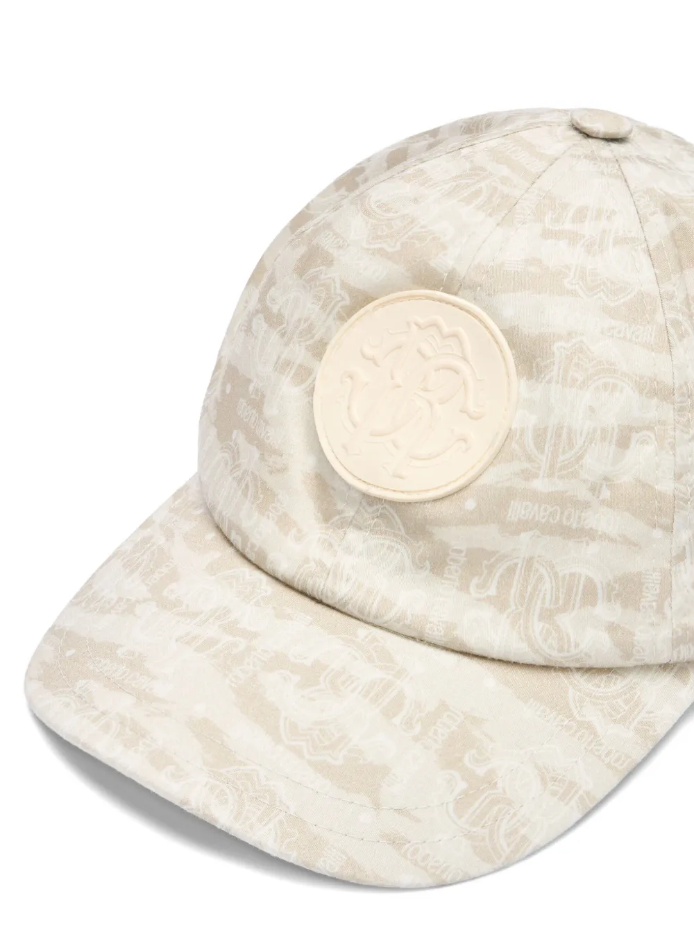Roberto Cavalli Junior Pet verfraaid met logo Wit