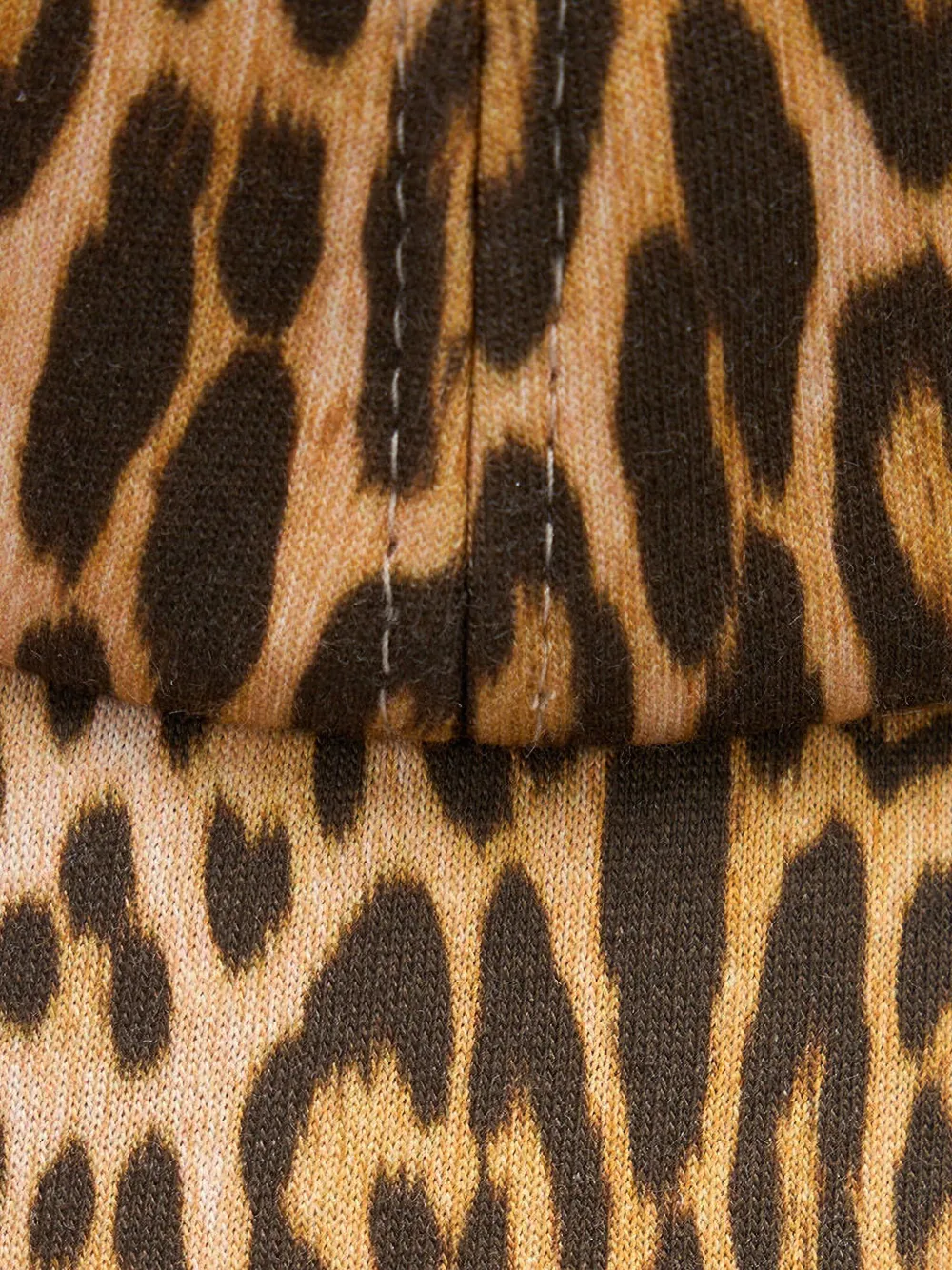 Shop Roberto Cavalli Junior Jaguar-print Baseball Cap In Brown
