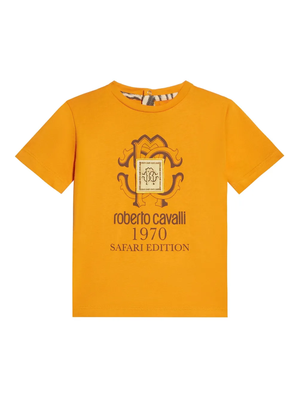 Roberto Cavalli Junior Safari Edition Tシャツ - オレンジ Roberto Cavalli Junior Safari Edition Tシャツ - オレンジ