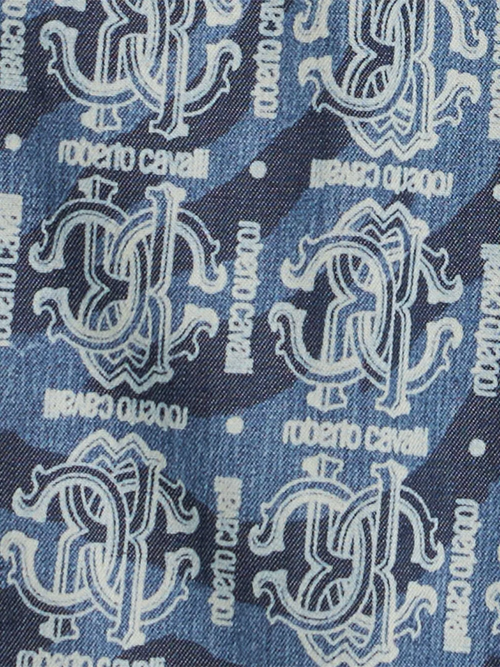 Roberto Cavalli Junior Shorts met print Blauw