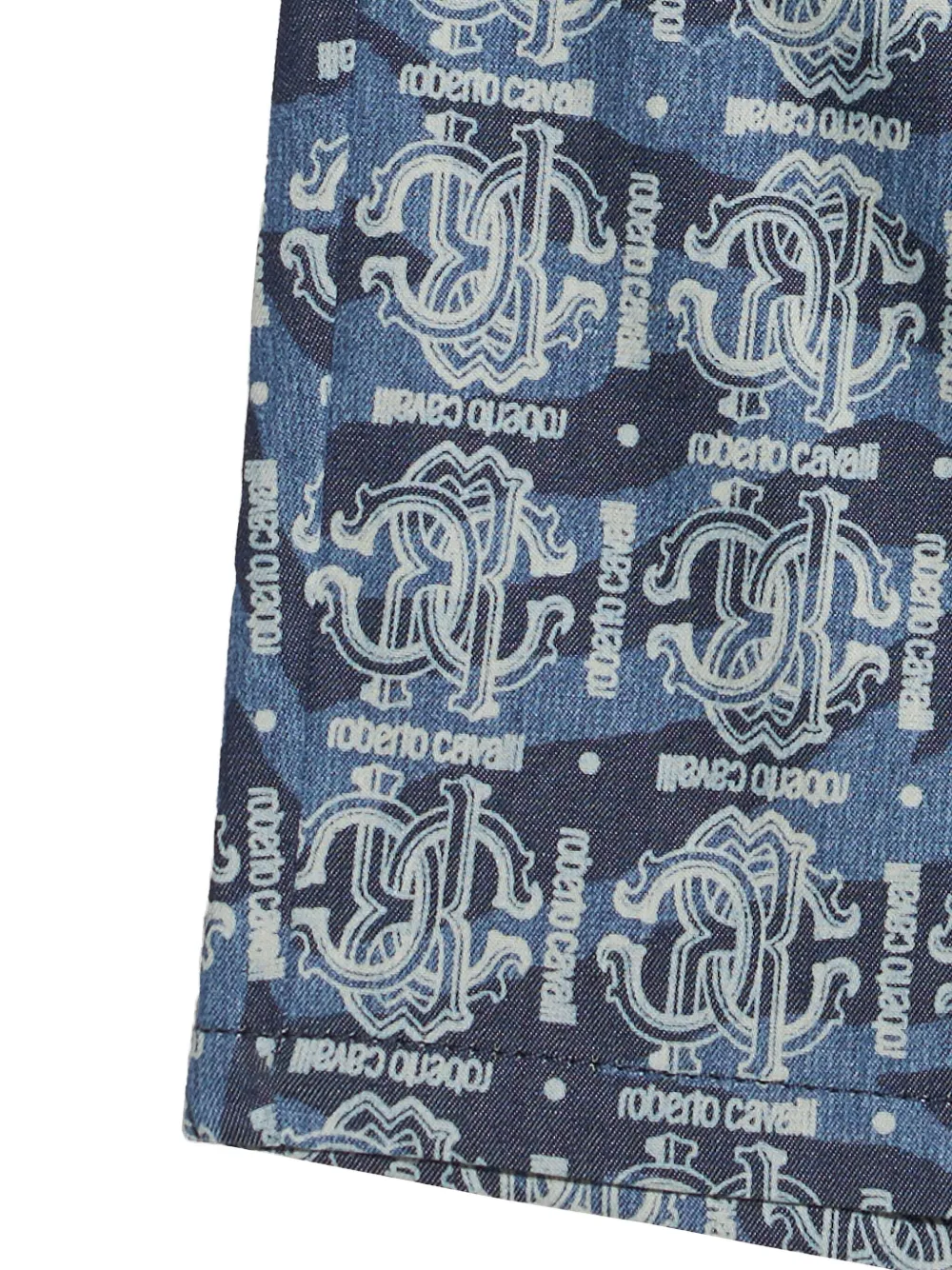 Roberto Cavalli Junior Shorts met print Blauw