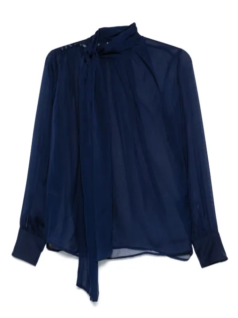 Elisabetta Franchi silk voile blouse