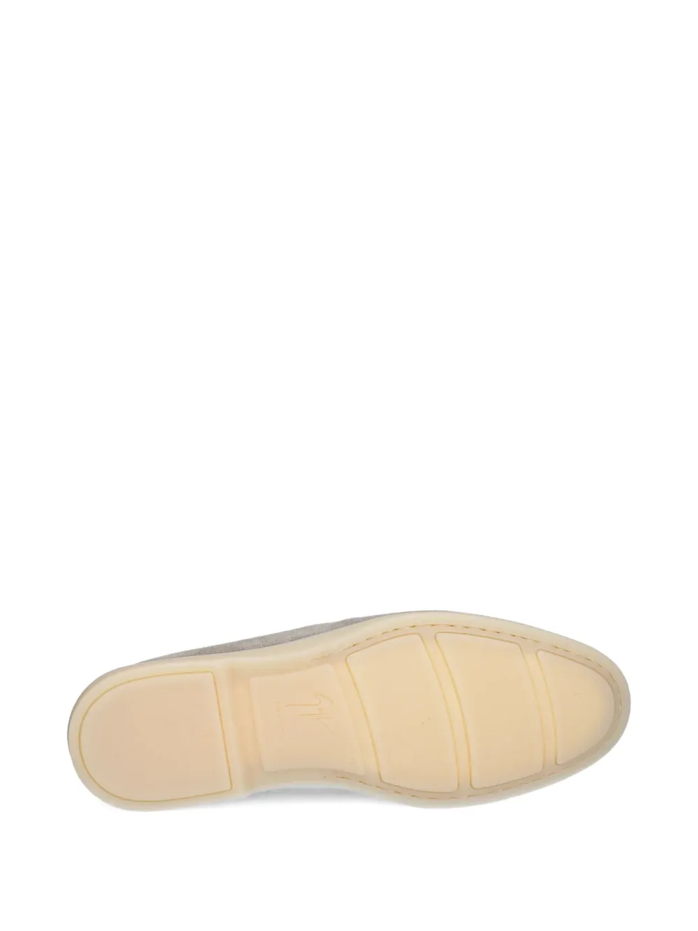 Giuseppe Zanotti Maui Suede Loafers In Gray