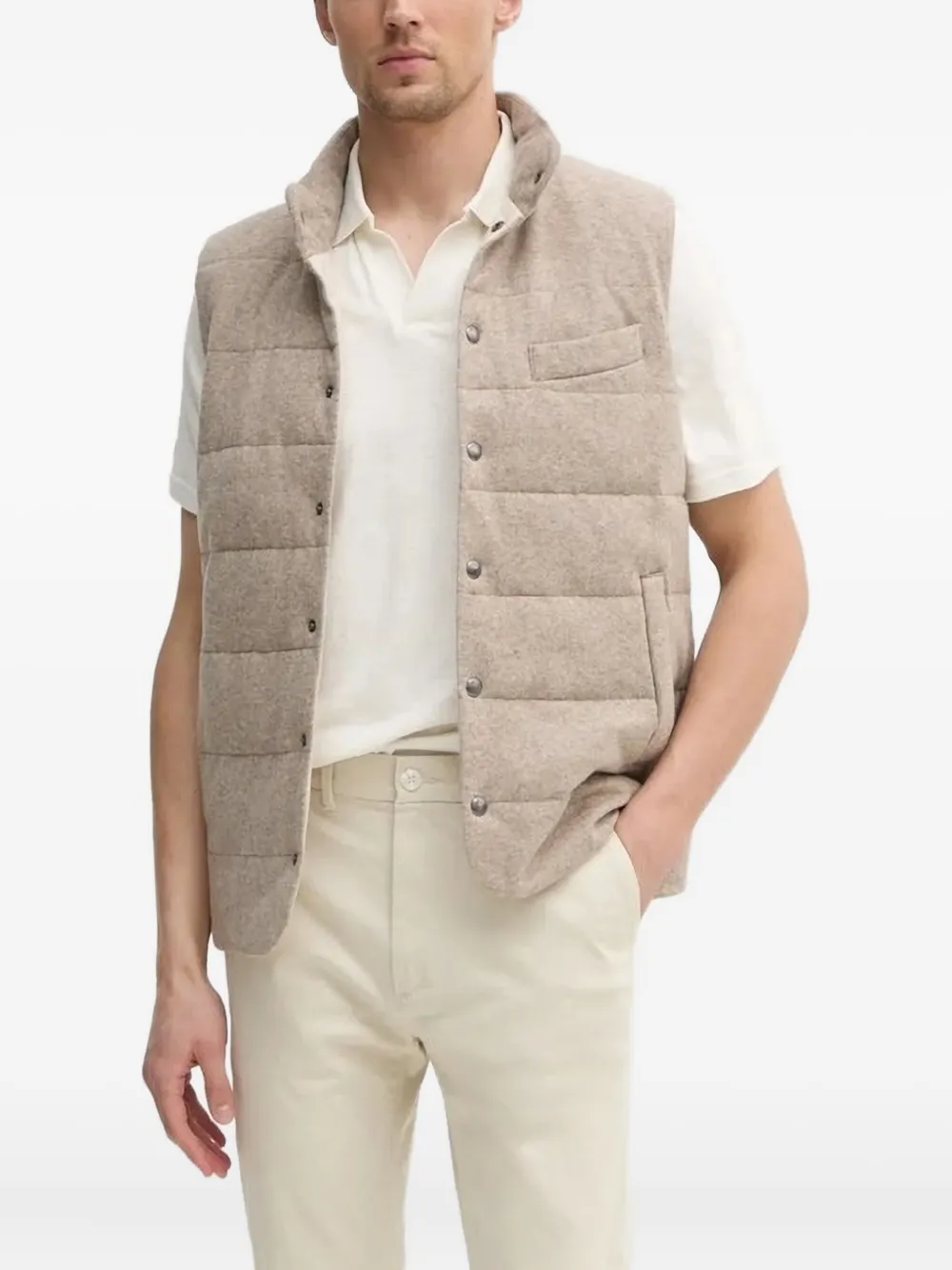 Hackett padded gilet Beige