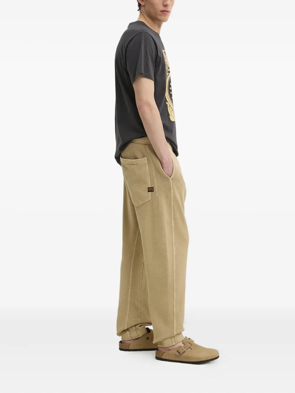 G-star Raw Bend 3d Loose Track Pants In Neutral