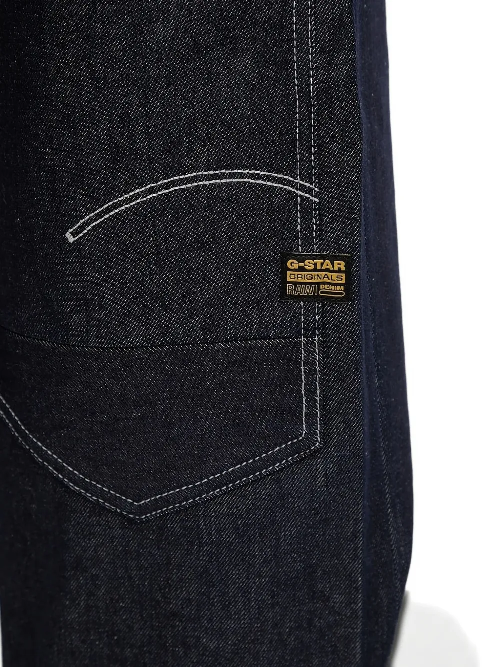 G-Star RAW Long Pocket contrast-stitching jeans Blauw