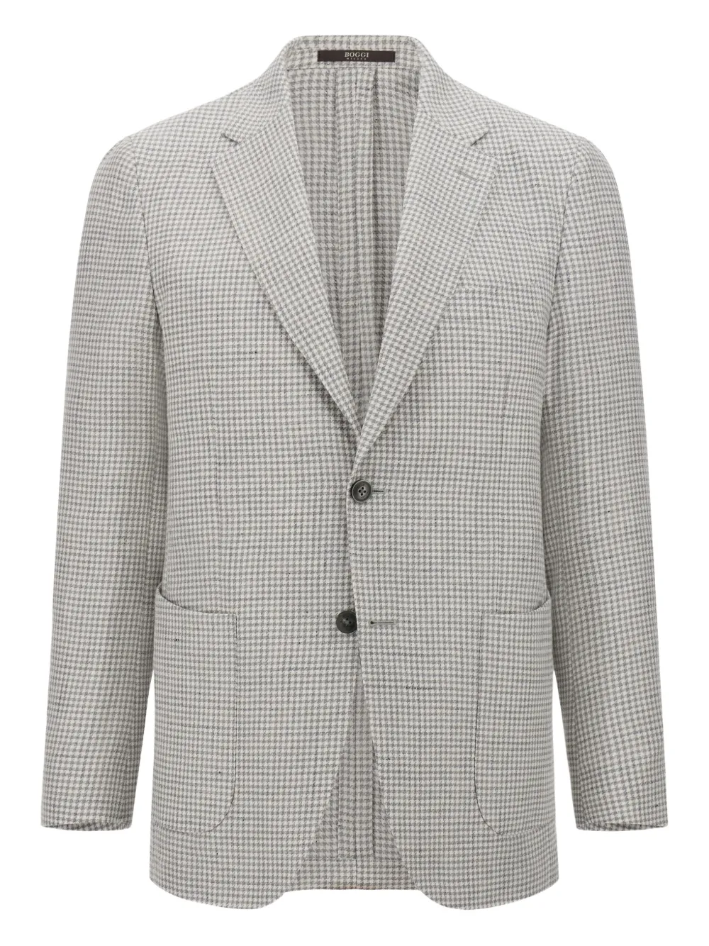 Boggi Milano houndstooth-pattern blazer | Grey | Image 1