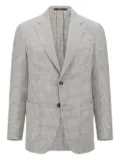 Boggi Milano houndstooth-pattern blazer - Grey