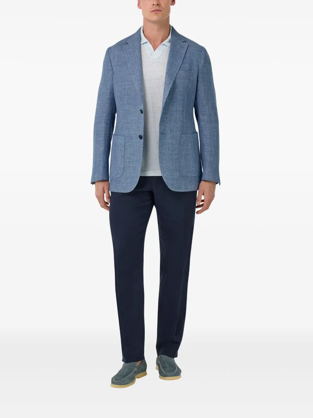 Boggi Milano Blazer com efeito mescla | Blazer | Image 2
