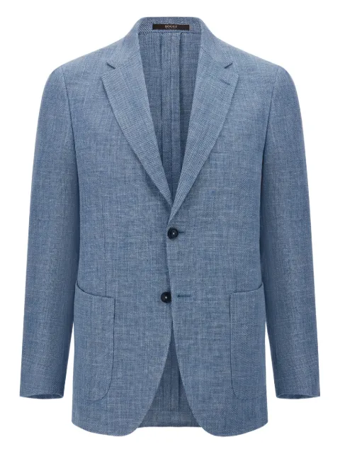 Boggi Milano mélange-effect blazer