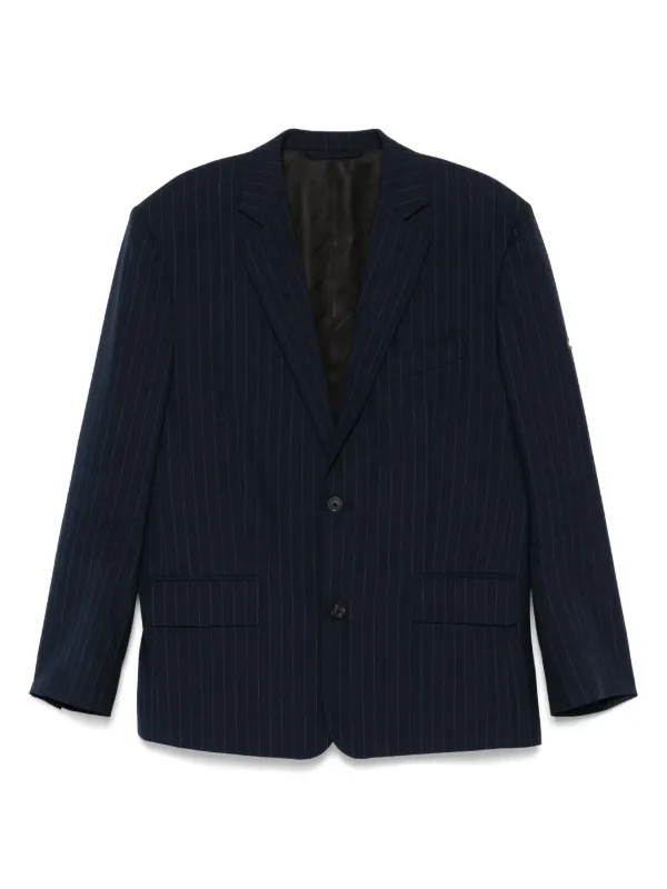 Balenciaga ストライプ ジャケット | ブルー | FARFETCH JP