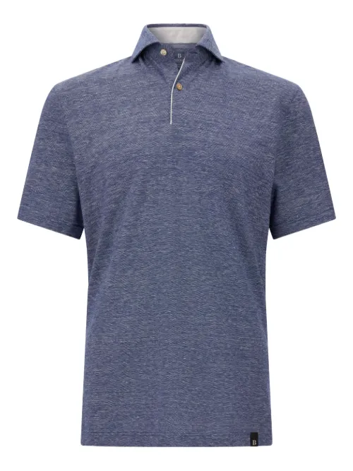 Polo en coton mélangé - Boggi Milano - Modalova
