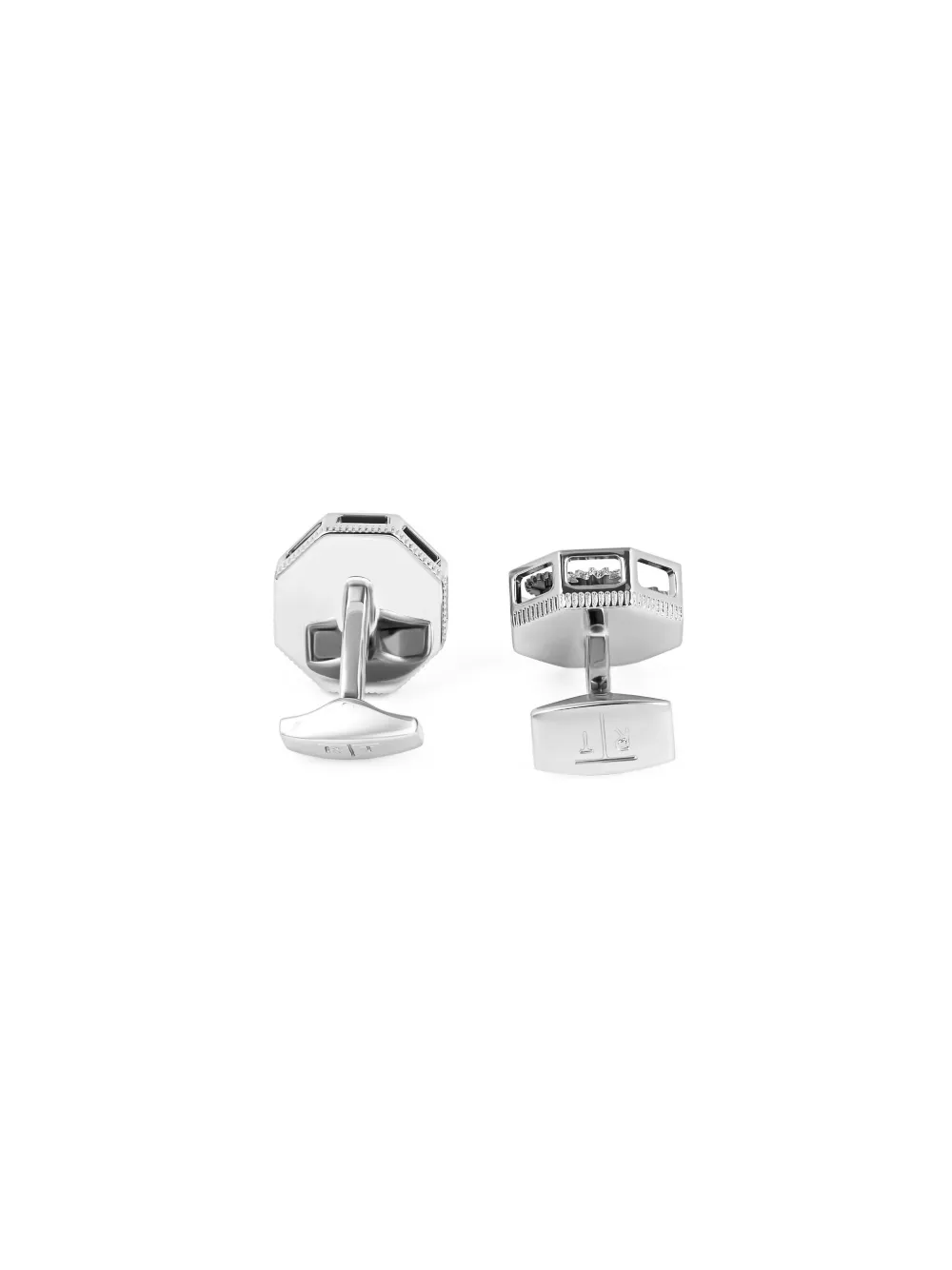 Tateossian Octo Gear manchetknopen Zilver