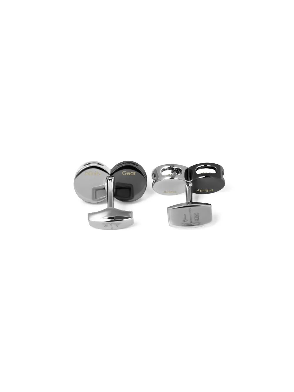 Tateossian Infinity Gear manchetknopen Zilver