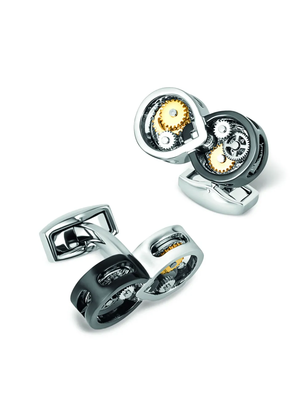 Tateossian Infinity Gear manchetknopen Zilver