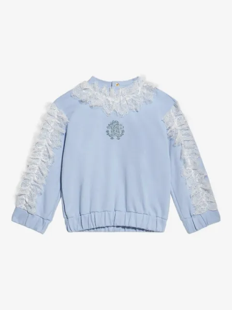 Roberto Cavalli Junior Felpa con monogramma RC