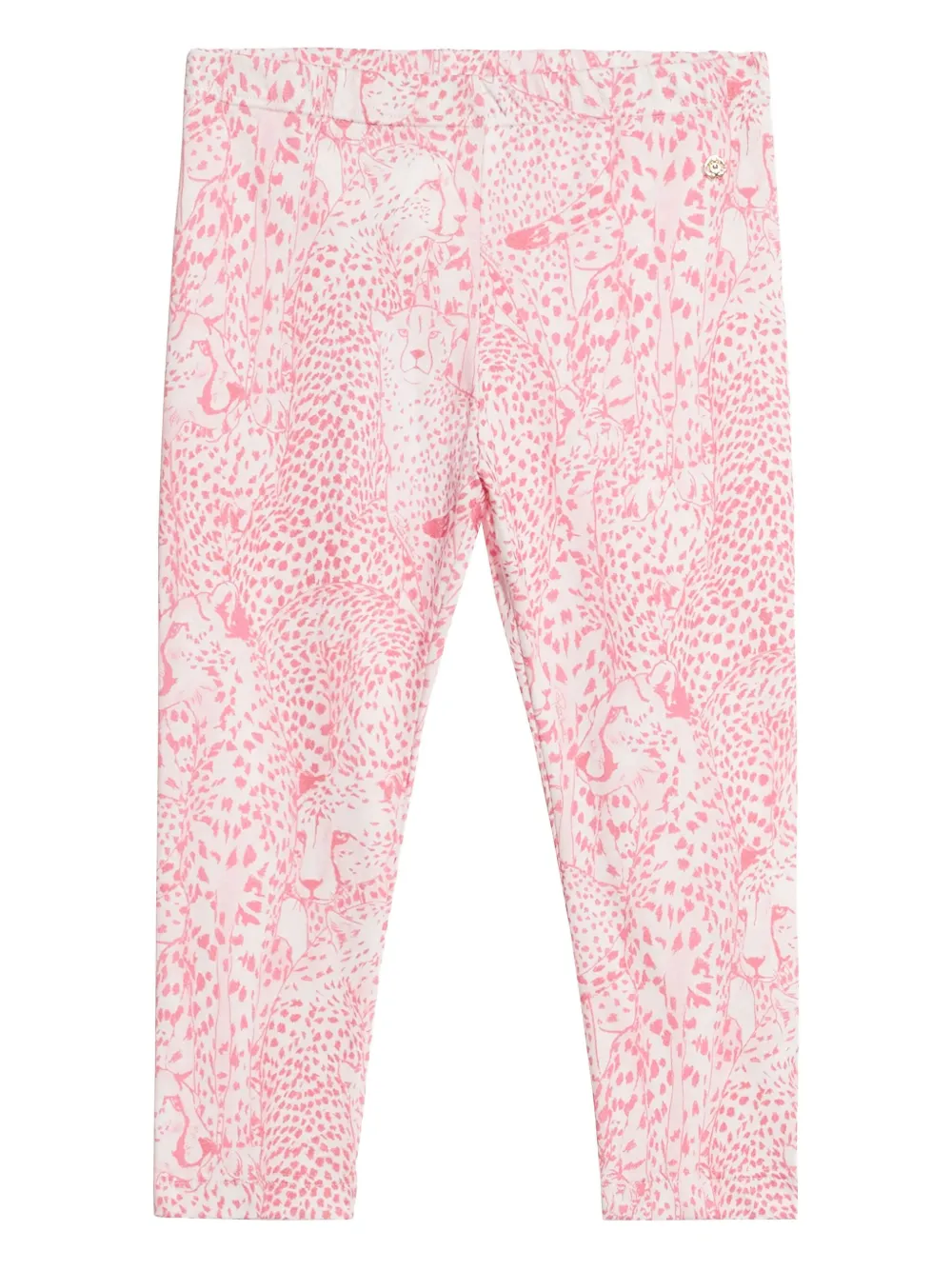 Roberto Cavalli Junior Cheetah-trint leggings | White | Image 1
