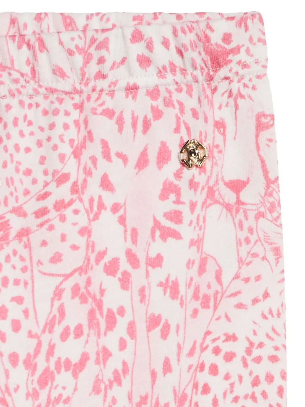 Roberto Cavalli Junior Legging met luipaardprint Wit