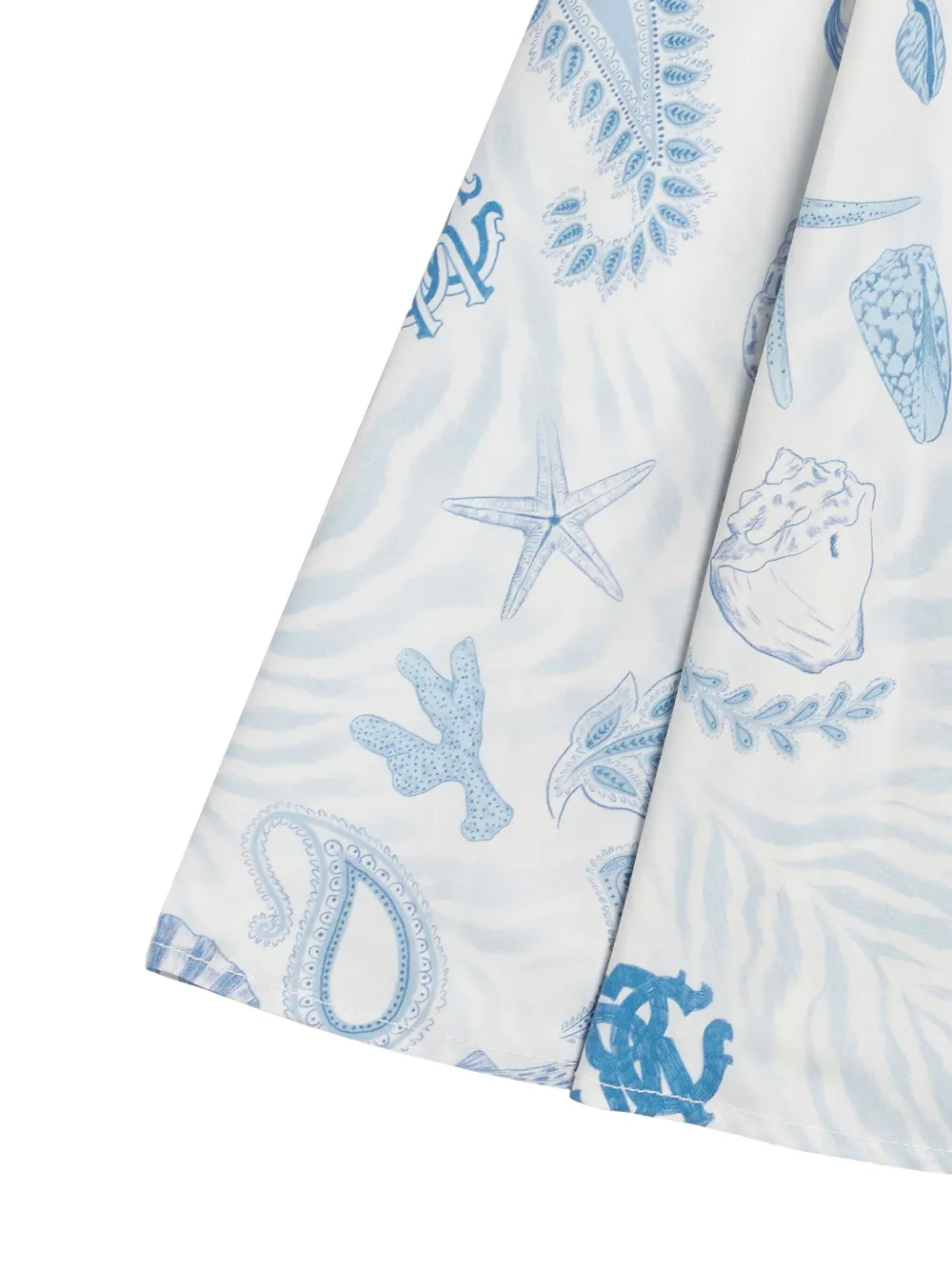 Roberto Cavalli Junior Jurk met print Blauw