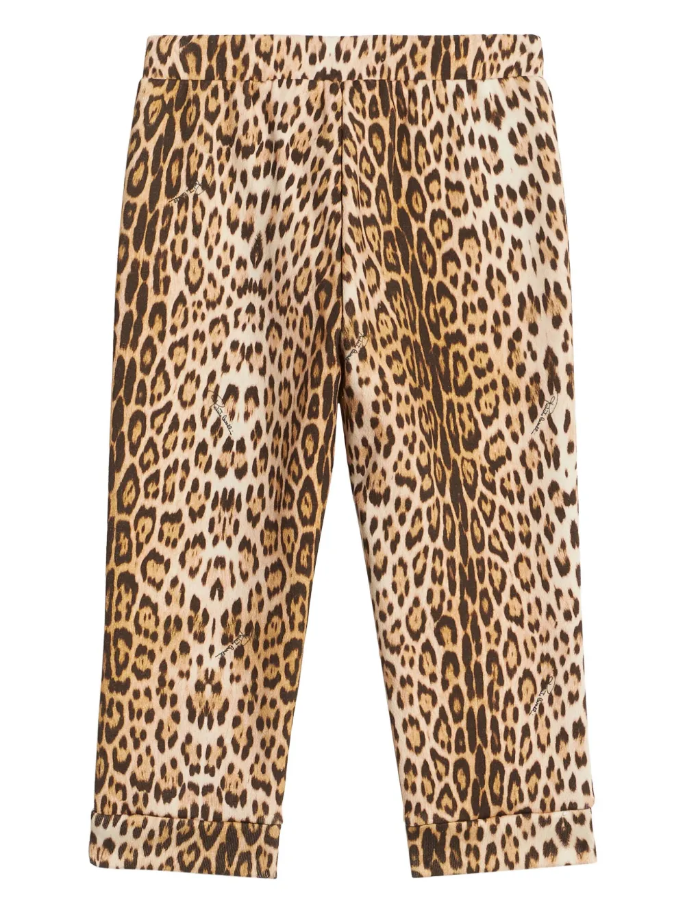Roberto Cavalli Junior Legging met jaguarprint Bruin