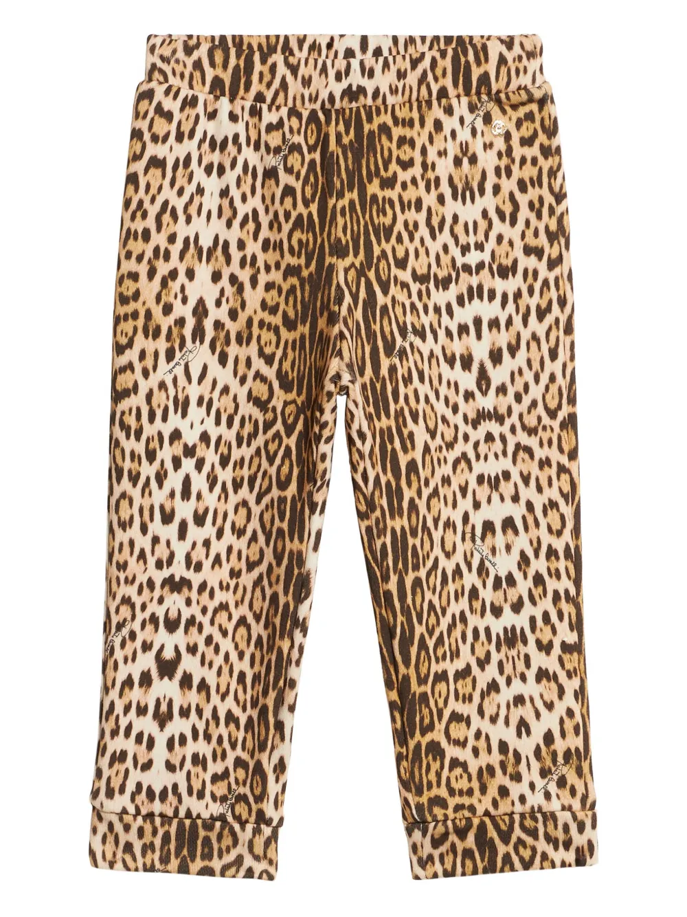 Roberto Cavalli Junior Legging met jaguarprint Bruin