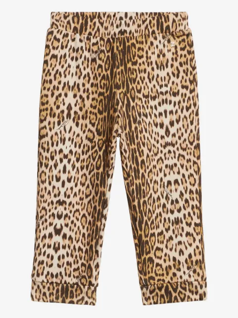 Roberto Cavalli Junior Jaguar-print leggings