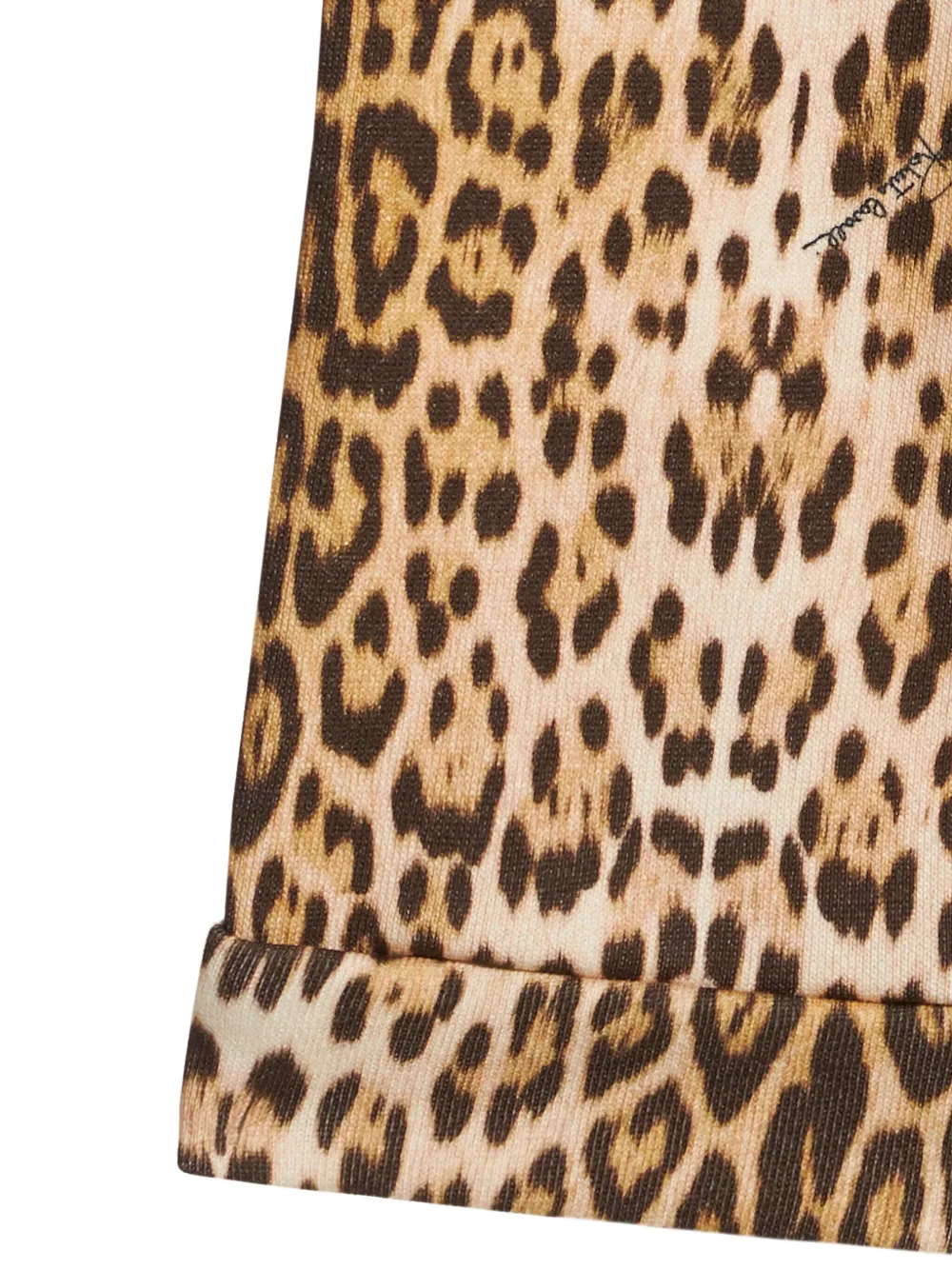 Roberto Cavalli Junior Legging met jaguarprint Bruin