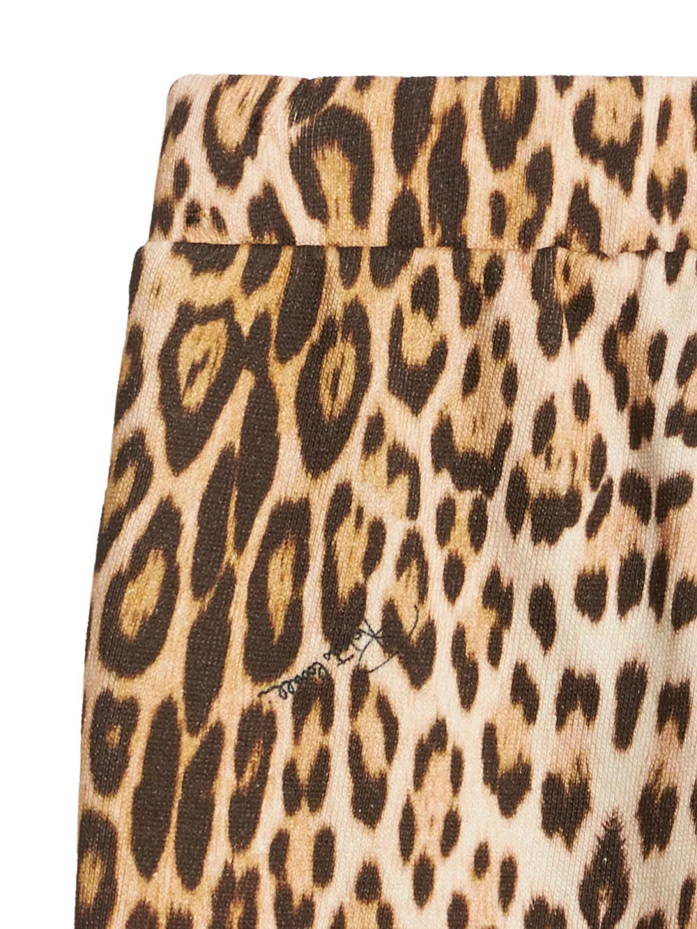 Roberto Cavalli Junior Legging met jaguarprint Bruin