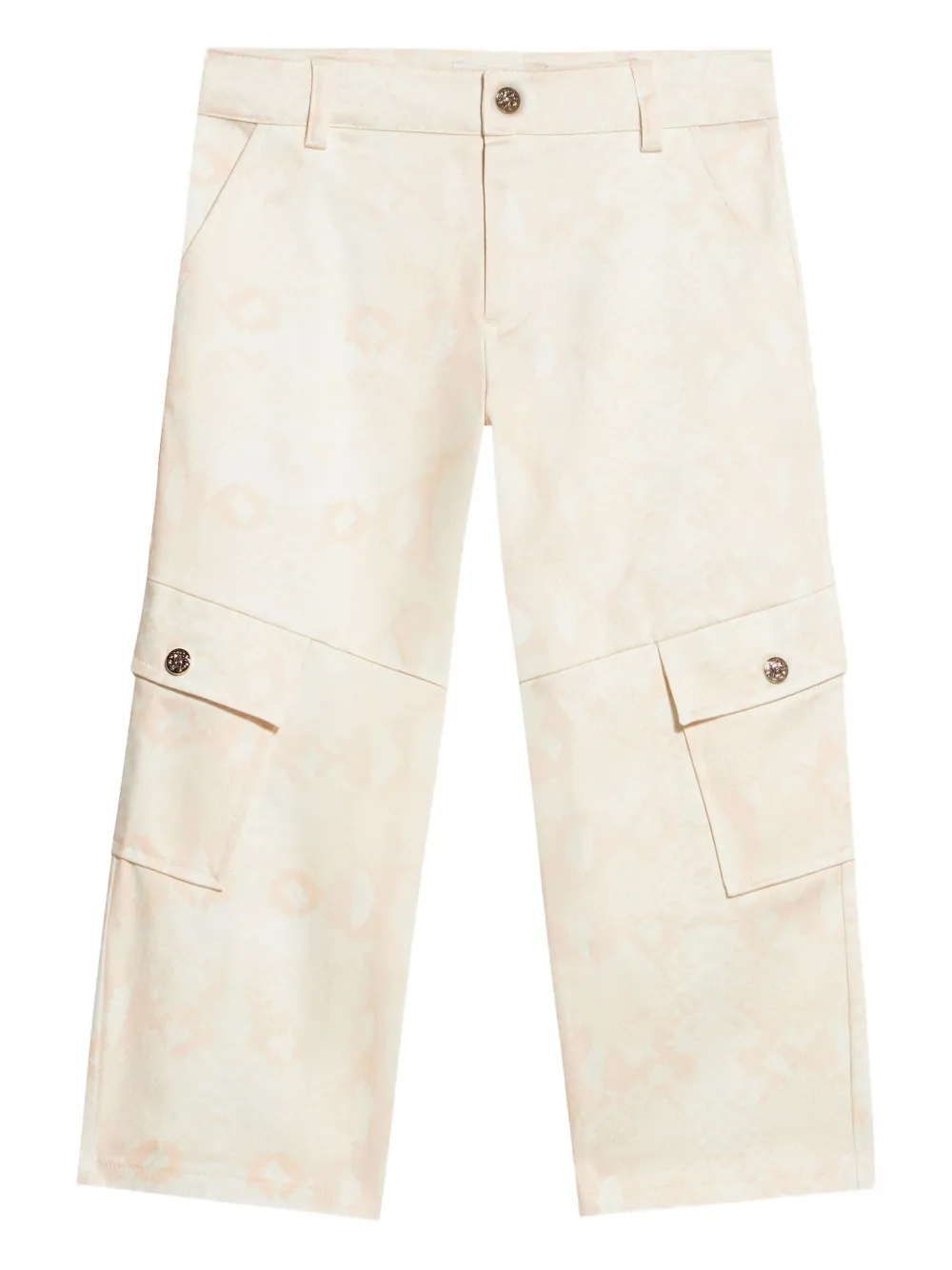 Roberto Cavalli Junior patterned cargo pants | Neutrals | Image 1