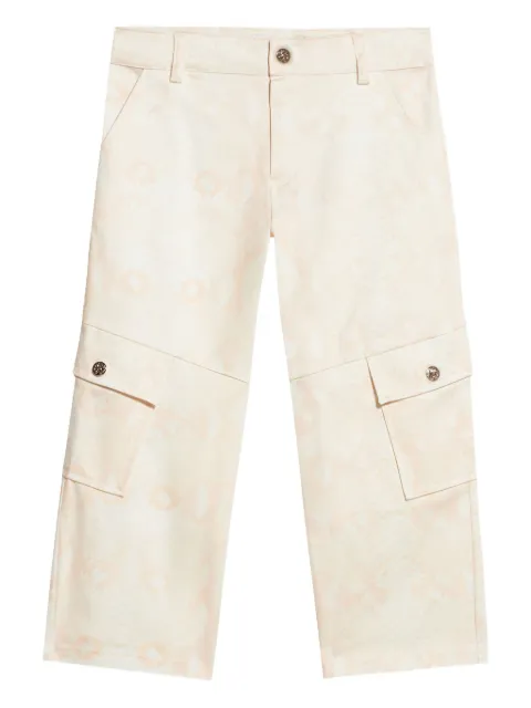 Roberto Cavalli Junior pantalones cargo con motivo