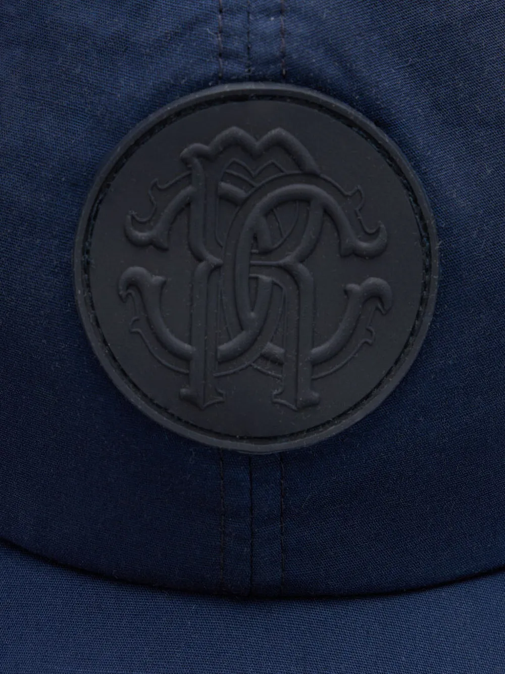 Roberto Cavalli Junior Logo-patch Baseball Cap In Blue