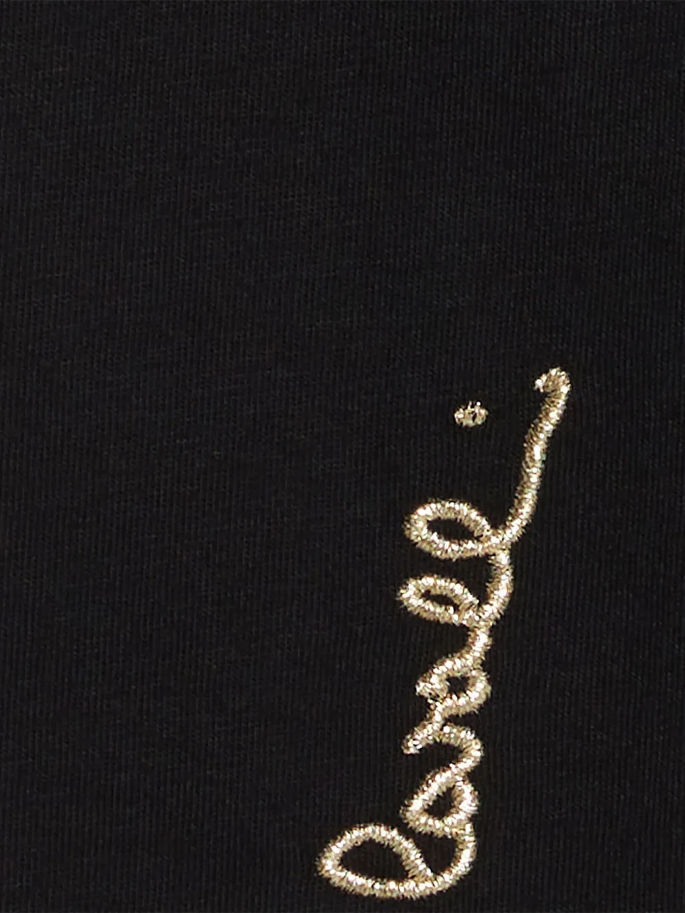 Roberto Cavalli Junior Legging met geborduurd logo Zwart