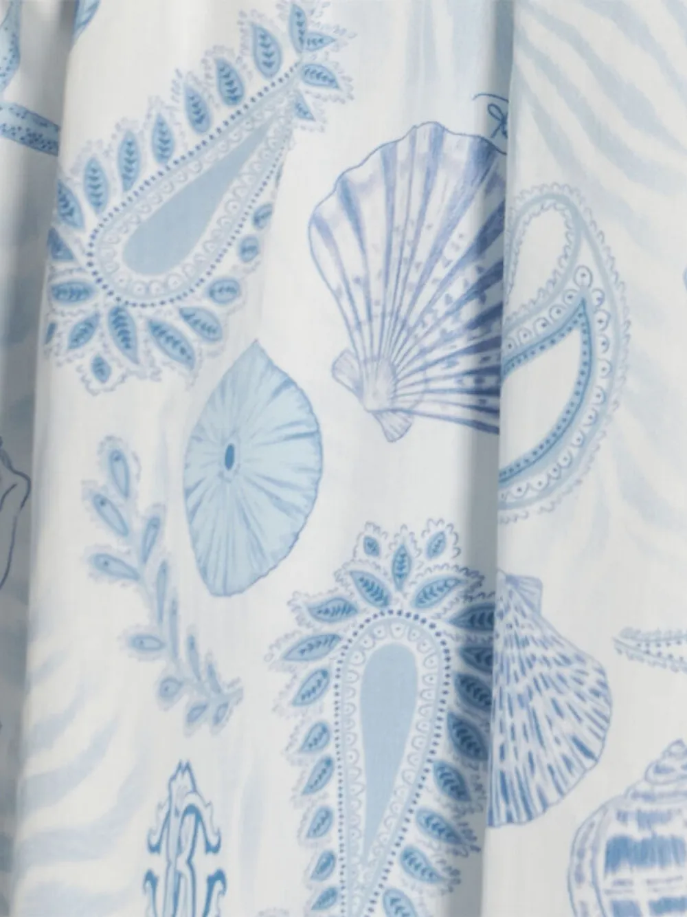 Roberto Cavalli Junior Jurk met Marine-print Wit