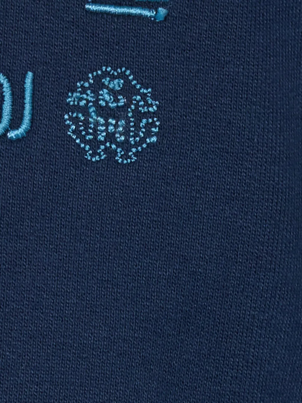 Roberto Cavalli Junior Sweater met grafische logoprint Blauw
