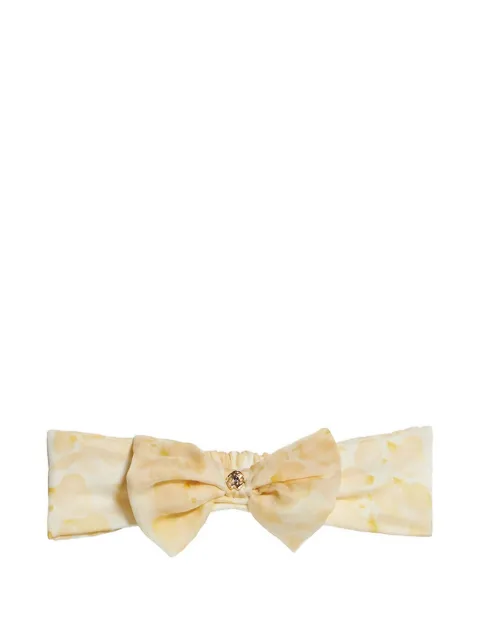 Roberto Cavalli Junior floral-print bow hairband