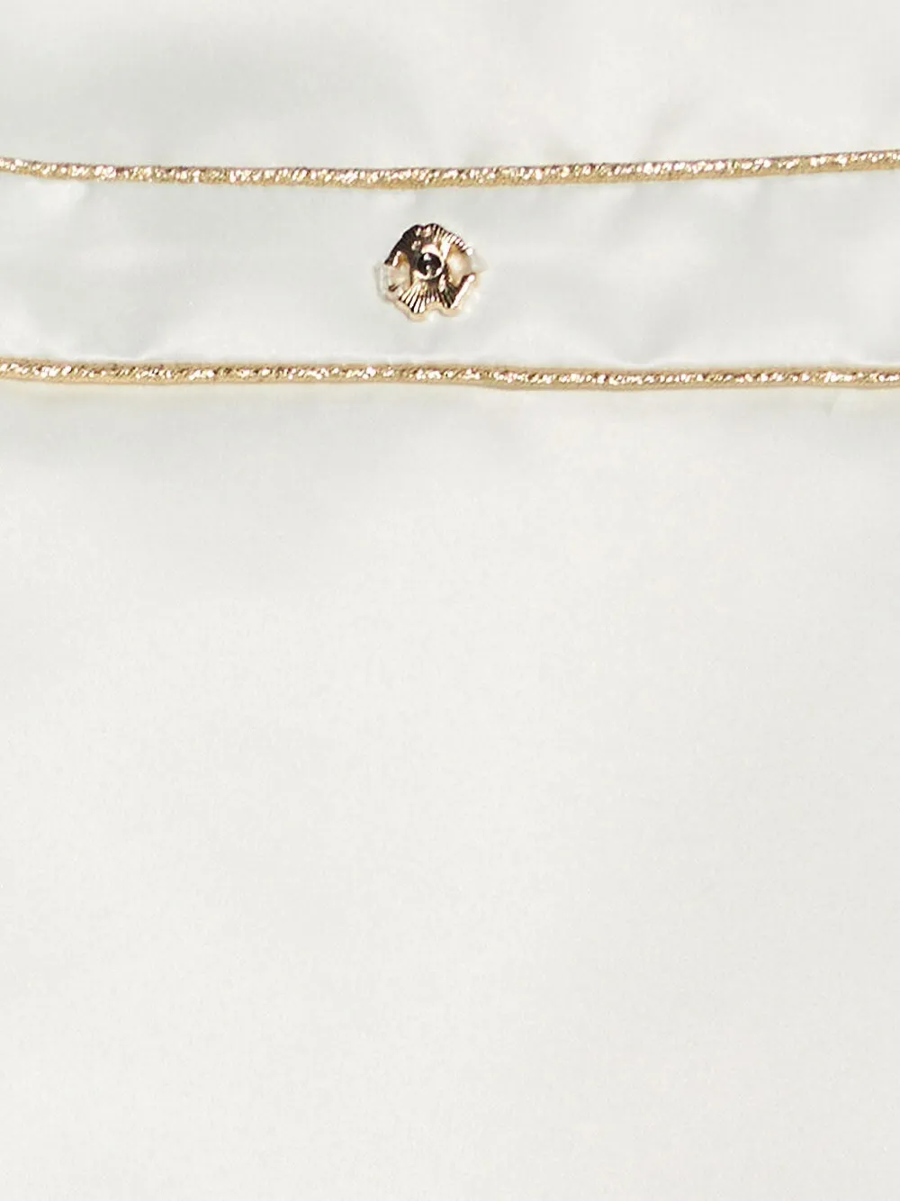 Roberto Cavalli Junior Jurk met knoopdetail Wit