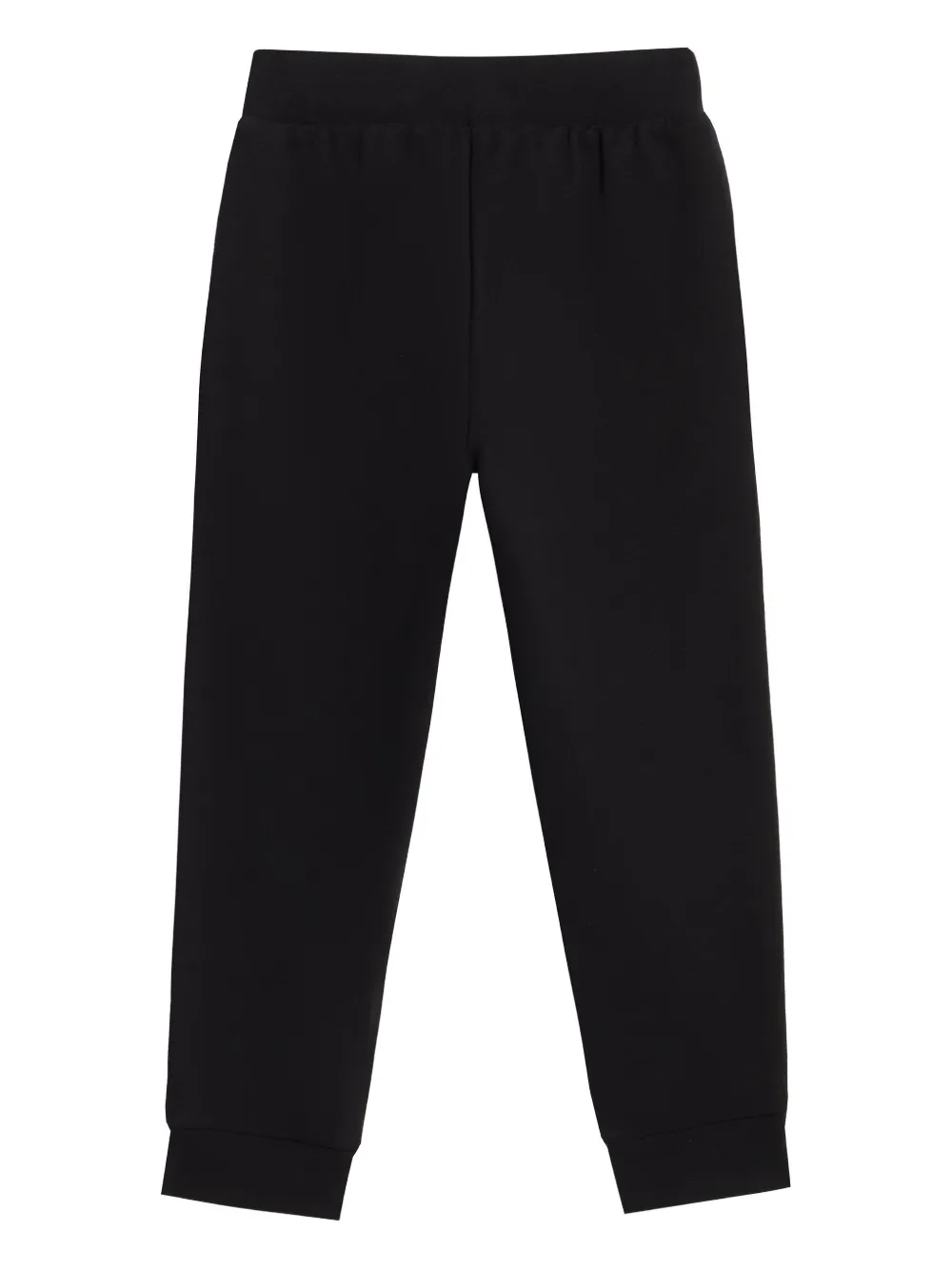 Shop Roberto Cavalli Junior Floral-print Track Pants In Black