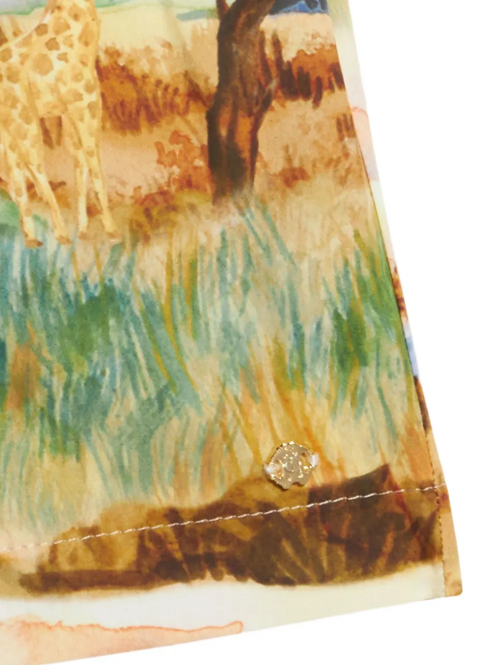 Roberto Cavalli Junior Shorts met Safari-print Bruin