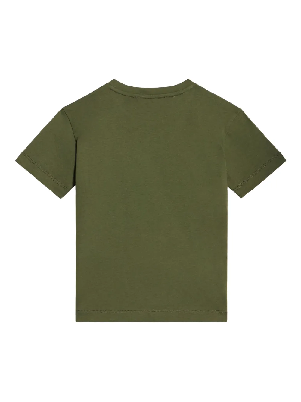 Roberto Cavalli Junior T-shirt met geborduurd logo Groen