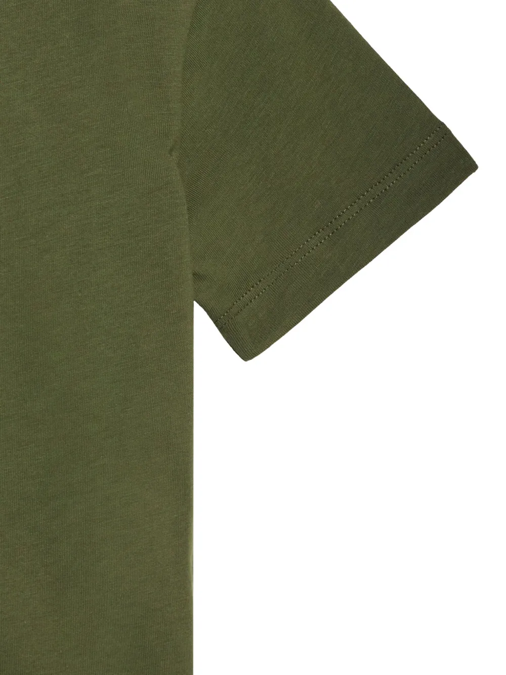 Roberto Cavalli Junior T-shirt met geborduurd logo Groen