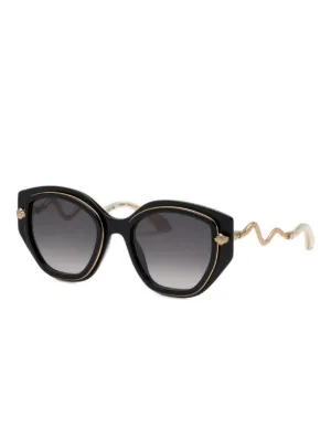 Lunettes De Soleil Roberto Cavalli RC1124 32U - Surdimensionnées Miroir Or - Italie