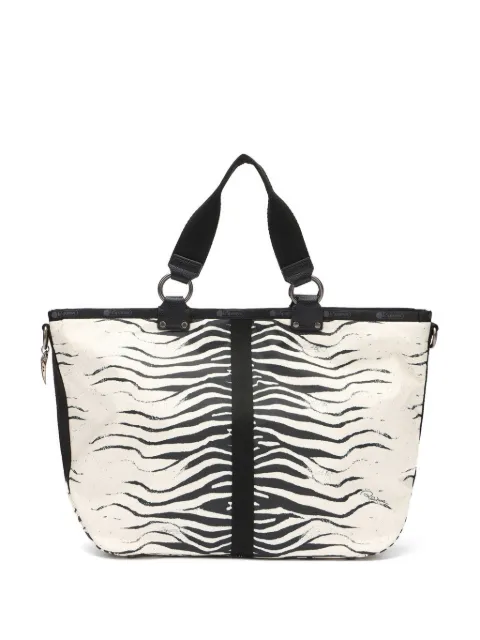 Roberto Cavalli x LeSportSac Roma zebra-print tote bag